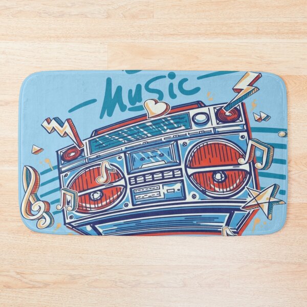 Item preview, Retro Boombox Graffiti Art  designed and sold by anandsiva2703.