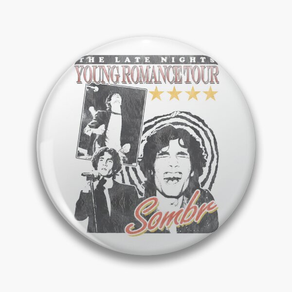 Item preview, SOMBR Young Romance Tour Poster | Retro Indie Rock Concert Artwork designed and sold by solonwmith6.