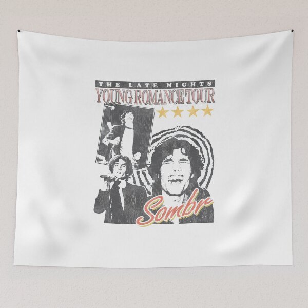 Item preview, SOMBR Young Romance Tour Poster | Retro Indie Rock Concert Artwork designed and sold by solonwmith6.