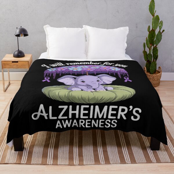 Item preview, Elephant I Will Remember For You Alzheimer's Awareness designed and sold by Formatage.