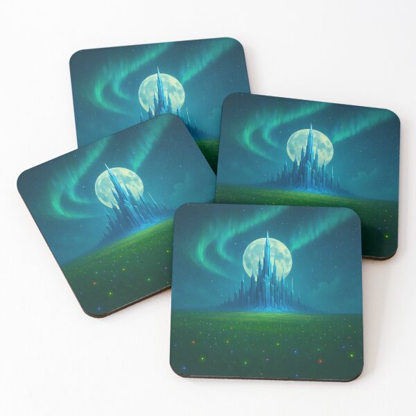 Item preview, Moonlit Crystal Citadel designed and sold by NerdHoard.