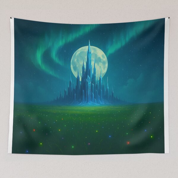 Item preview, Moonlit Crystal Citadel designed and sold by NerdHoard.