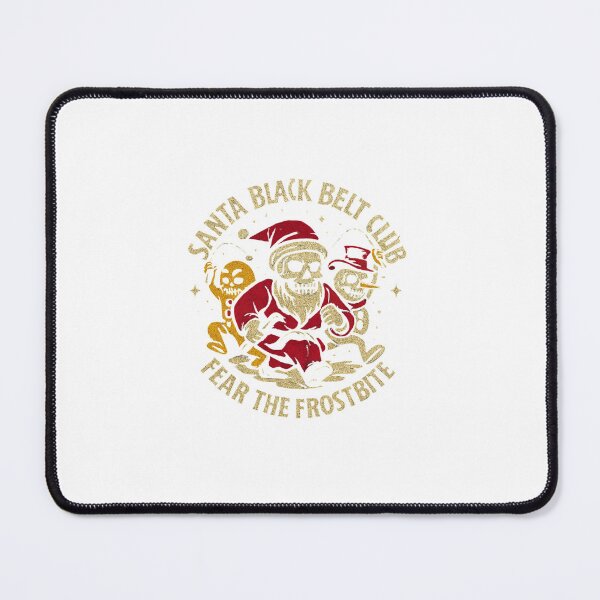 Item preview, Santa Black Belt Club – Skeleton Santa Karate Christmas Classic T-Shirt designed and sold by inkfluenceart.