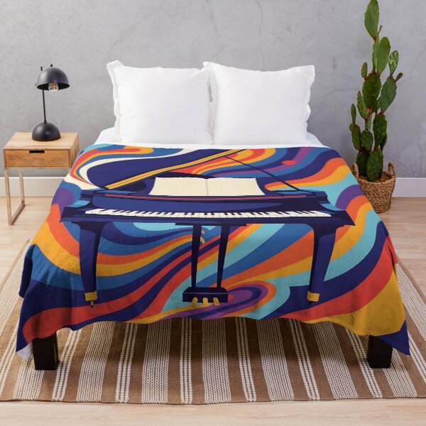 Item preview, Melodic Waves – Soft Abstract Piano Art designed and sold by EmeraldMusic.