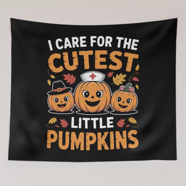 Item preview, Pumpkins Nurse Halloween Scrub Top Fall Thanksgiving Women designed and sold by JonBarnes22.