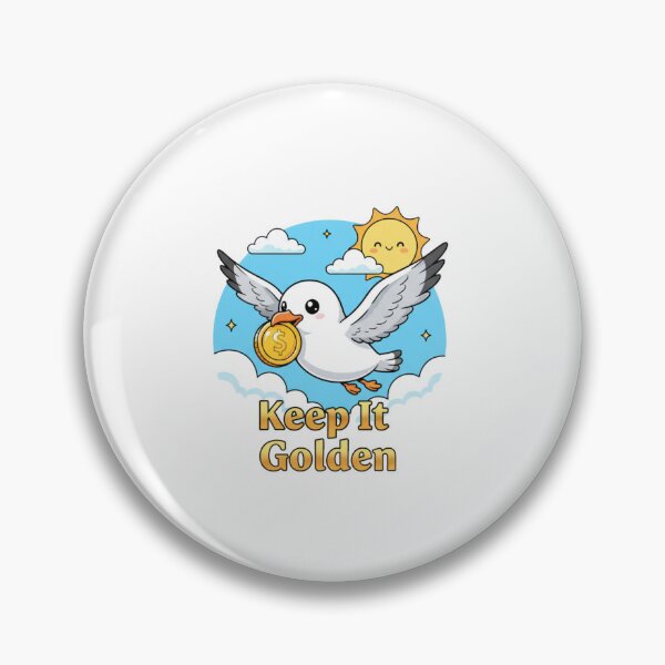 Item preview, Cute Bird Keep It Golden Design designed and sold by KakangMudi.