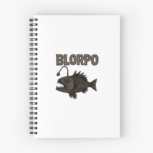 Item preview, Scary Blorpo Fish designed and sold by HootfishDesigns.