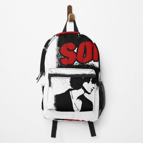 Item preview, Sombr Singer Grunge Poster | Black & Red Indie Aesthetic Art Print designed and sold by solonwmith6.