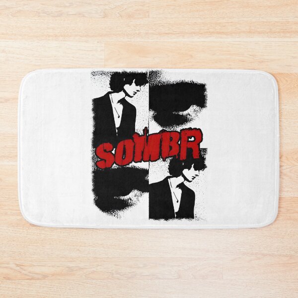 Item preview, Sombr Singer Grunge Poster | Black & Red Indie Aesthetic Art Print designed and sold by solonwmith6.