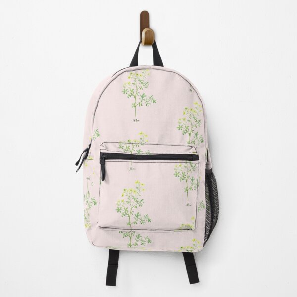 Item preview, Watercolor botanical herb Rue in yellow flowers designed and sold by cornercroft.