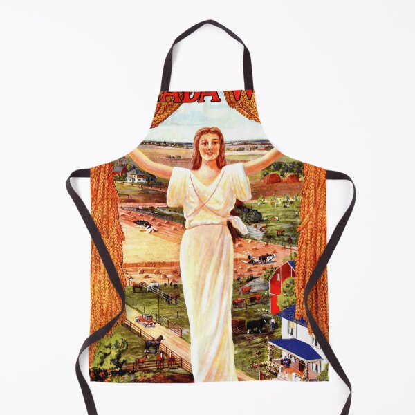 Item preview, Canada West Immigration Poster | Vibrant Historical Art | Early 20th Century | Allegorical Woman & Wheat | Farm Prosperity designed and sold by artofuniverse.