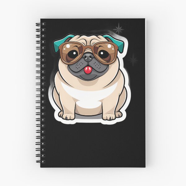 Item preview, Cool Pug Sunglasses Sticker Brings Smirks designed and sold by uoncdru.