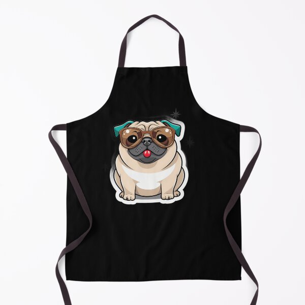 Item preview, Cool Pug Sunglasses Sticker Brings Smirks designed and sold by uoncdru.