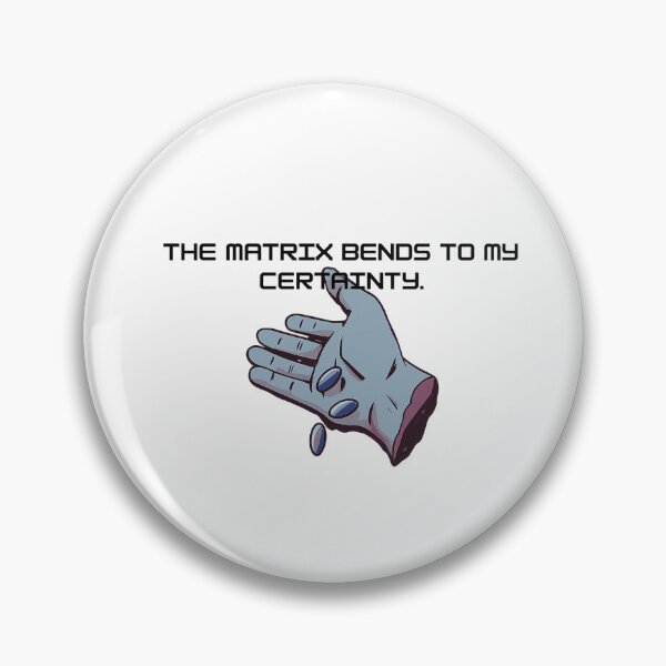 Item preview, The Matrix Bends To My Certainty – Quantum Manifestation Graphic Design designed and sold by Paperpoison.