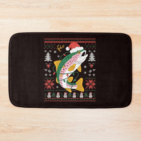 Item preview, Rainbow Trout Fish Lover Santa Ugly Rainbow Trout Christmas designed and sold by JonBarnes22.