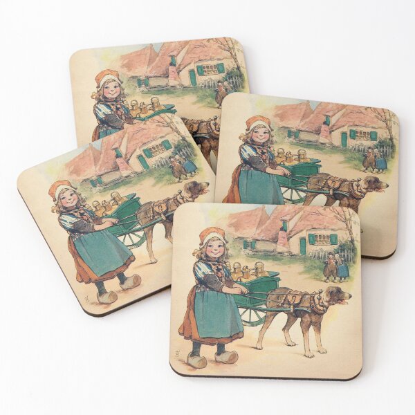 Item preview, Dutch Girl with Milk Wagon designed and sold by reynoldjay.