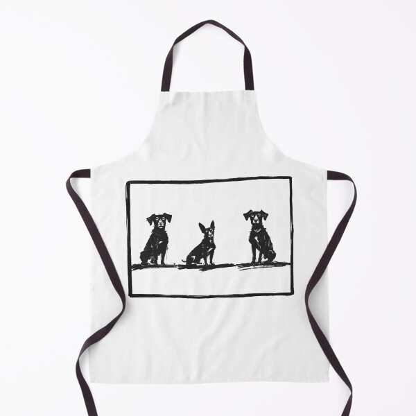 Item preview, Three Sitting Dogs Line Art designed and sold by dreampik.