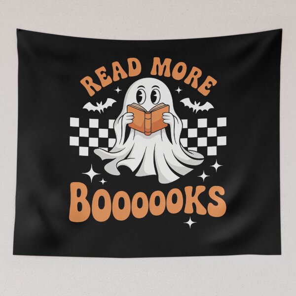 Item preview, Read More Books Cute Ghost Reading Book Teacher Halloween designed and sold by JonBarnes22.