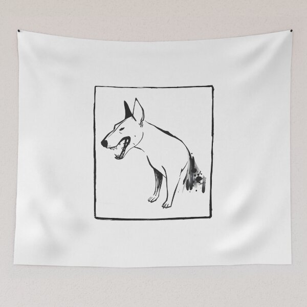 Item preview, Artistic Sketchy Dog Profile designed and sold by dreampik.
