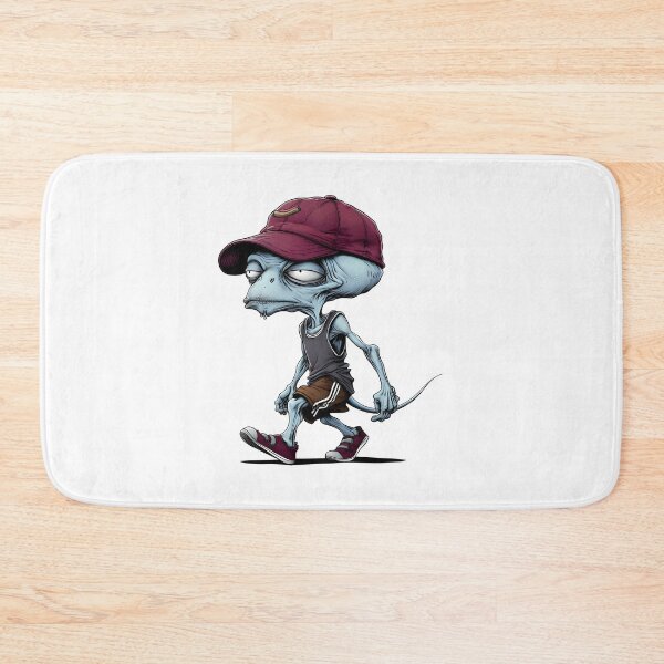 Item preview, Quirky Alien Kid with Cap designed and sold by dreampik.