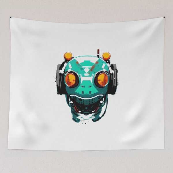 Item preview, Sci-Fi Robot Dog Head designed and sold by dreampik.