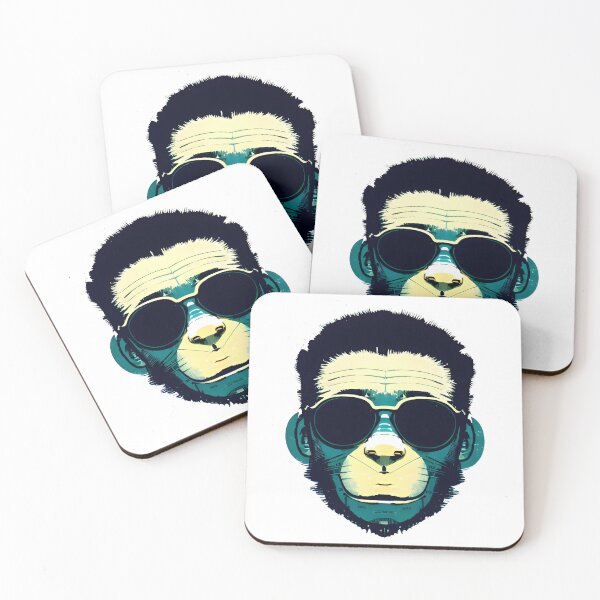 Item preview, Cool Monkey with Sunglasses designed and sold by dreampik.