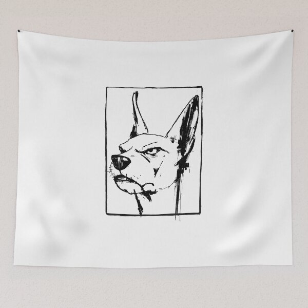 Item preview, Aggressive Dog Head Profile designed and sold by dreampik.