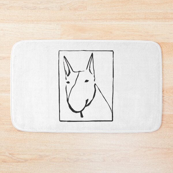 Item preview, Clean Minimalist Dog Head Outline designed and sold by dreampik.