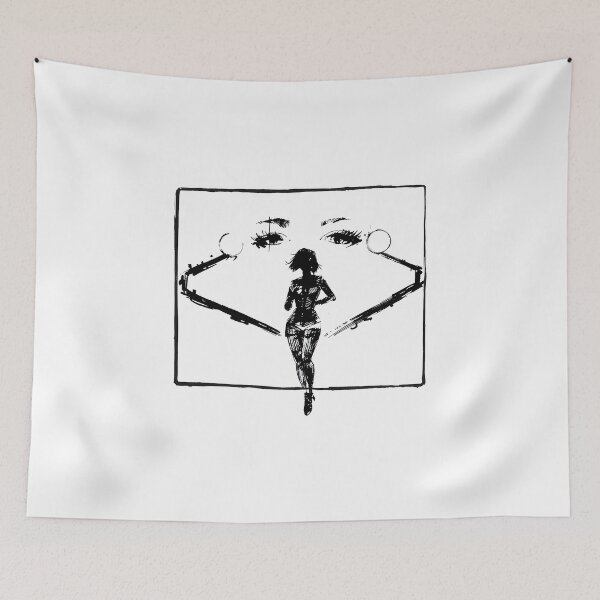 Item preview, Abstract Woman on Swing Art designed and sold by dreampik.