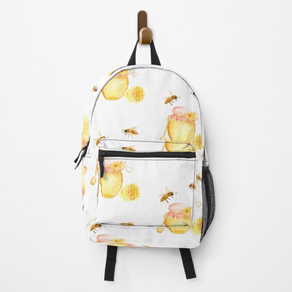 Item preview, Watercolor bees, honey pot and honeycomb designed and sold by cornercroft.