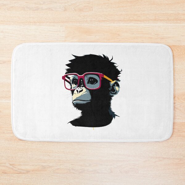 Item preview, Hipster Monkey with Glasses designed and sold by dreampik.