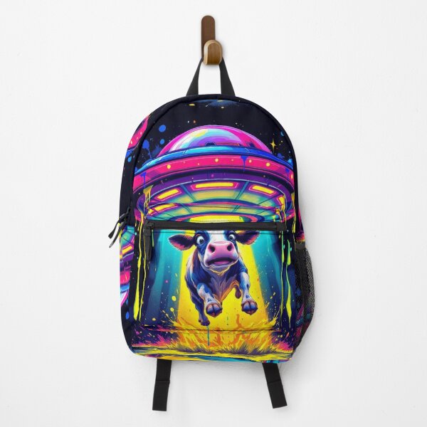 Item preview, Cosmic Cases Whimsical Cow Being Abducted By Aliens designed and sold by WHITE FLAME PRINTS.
