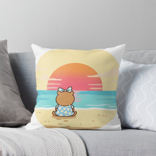 Item preview, Cute Capybara Watching Sunset designed and sold by holywarter.