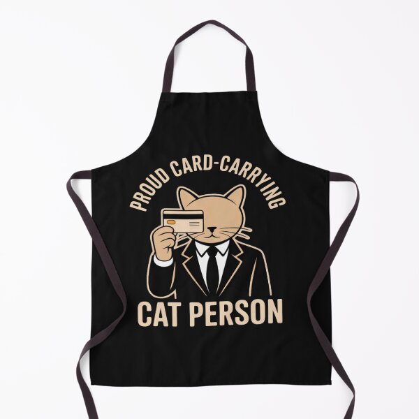 Item preview, Proud Card Carrying Cat Person - Cat Lover novelty designed and sold by CraftyCuttable.
