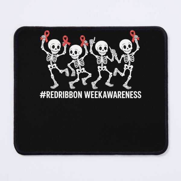 Item preview, Red Ribbon week Awareness Skeleton Halloween Women Men Kids designed and sold by JulienAureo.
