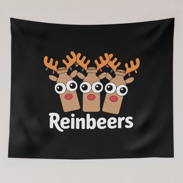 Item preview, Reinbeers Funny Reindeer Beer Christmas Drinking Xmas designed and sold by JulienAureo.
