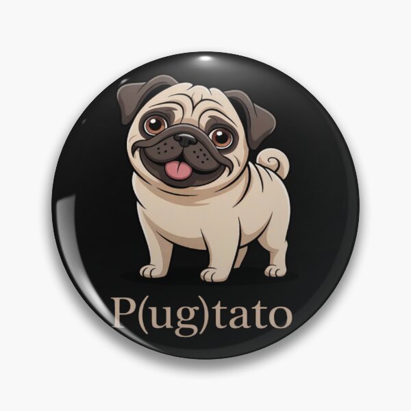 Item preview, Pugtato Pug Potato Dog Lover  designed and sold by CraftyCuttable.