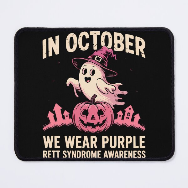 Item preview, Rett Syndrome Awareness In October We Wear Purple Halloween designed and sold by JulienAureo.