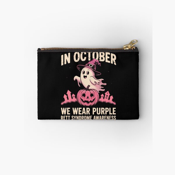 Item preview, Rett Syndrome Awareness In October We Wear Purple Halloween designed and sold by JulienAureo.