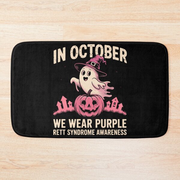 Item preview, Rett Syndrome Awareness In October We Wear Purple Halloween designed and sold by JulienAureo.