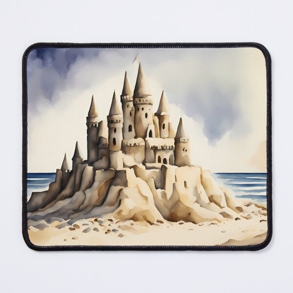 Item preview, Sand Castle on Beach designed and sold by CalmnessbyChoice.