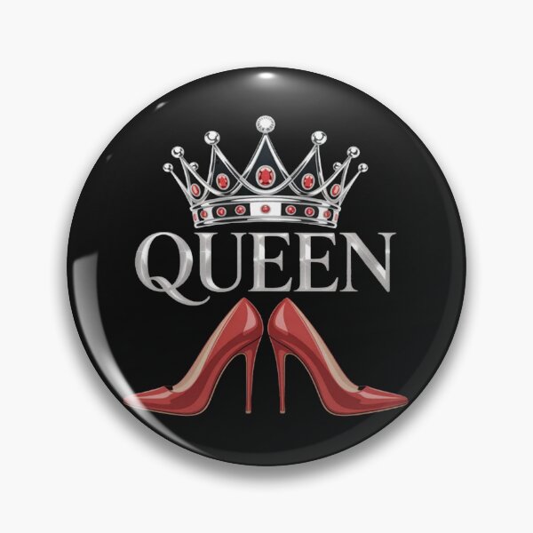 Item preview, Queen stiletto high heel pumps designed and sold by CraftyCuttable.