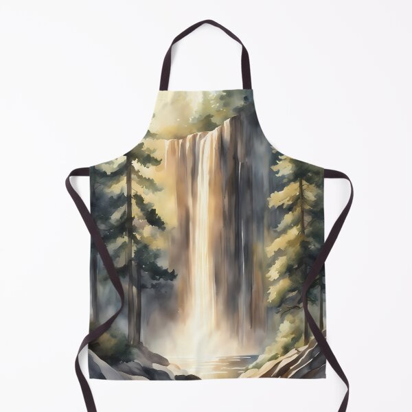 Item preview, Large Waterfall in Forest designed and sold by CalmnessbyChoice.