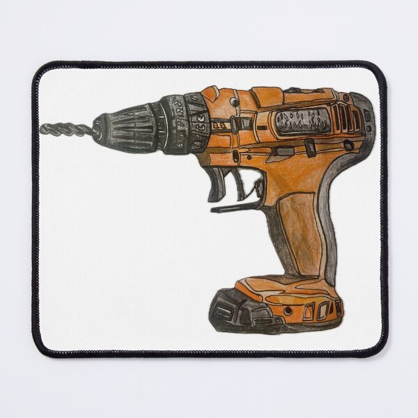 Item preview, Hand drawn power drill designed and sold by Lena Draws.