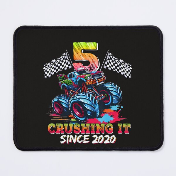 Item preview, Monster Truck 5th Birthday Crushing It Since 2020 designed and sold by ArmyAbodo.