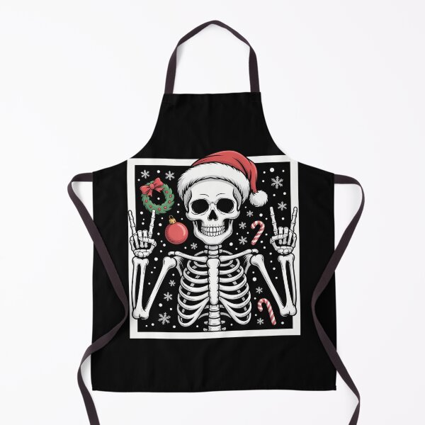 Item preview, Rocker Skeleton Santa Hat Cool Christmas Punk Rock designed and sold by JulienAureo.