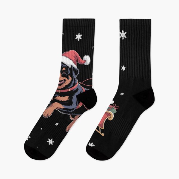 Item preview, Rottweiler Santa Christmas Tree Lights Ugly Pajama Dog Lover designed and sold by JulienAureo.