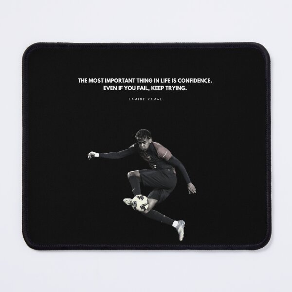 Item preview, Lamine Yamal Motivational Quote Portrait designed and sold by SuccessInsanity.