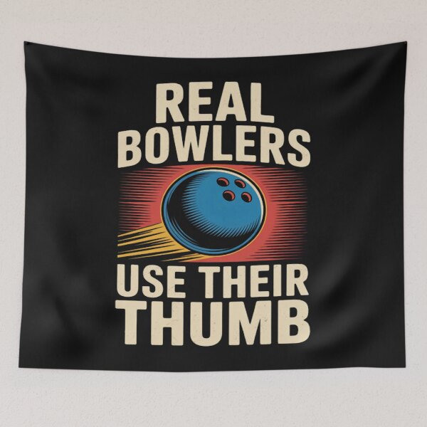 Artikelvorschau, Echte Bowler verwenden ihren Daumen zum Bowling entworfen und verkauft von CraftyCuttable.