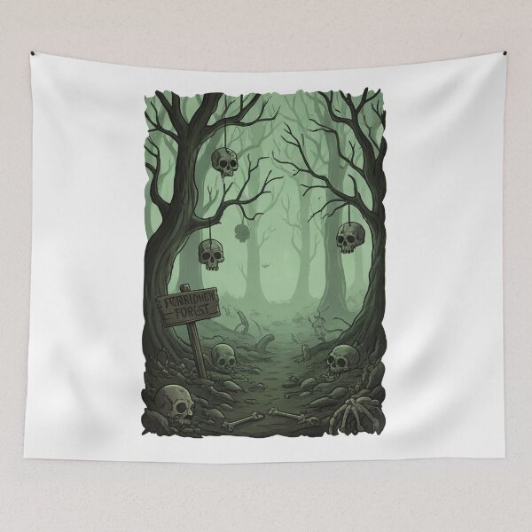 Item preview, Cursed Forest Lantern Skulls designed and sold by LaiThaiPatterns.